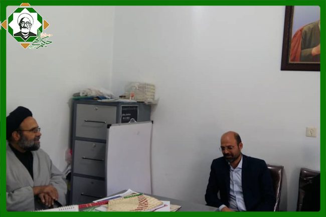 دیدار دبیر جشنواره قرانی حکیم الهی قمشه ای با حجت الاسلام صالح امام جمعه شهرضا